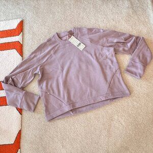 Sweaty Betty Run Crewneck Sweatshirt Dusk Pink Sweatshirt NWT XL  - Box2337